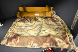 An early 20th century bag, having floral