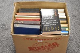Music. A carton. Hardbacks and softbacks. (quantity)