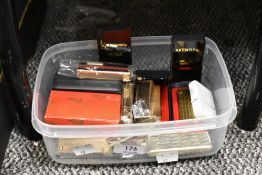 A mixed lot of vintage and retro lighters, some in original boxes, including Ronson lighter of