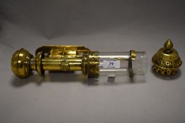 A vintage RRCI wall mounting railway lamp
