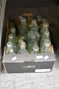 A selection of vintage advertising bottles, including Bolton, Preston and Lytham interest.
