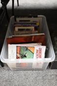 A box of books, of photographic, fashion and world interest.