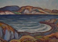 *Scandinavian Interest - Birger Langvik (20th Century, Norwegian), oil on board, A Scandinavian