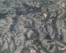 Four 20th Century topographical prints of the Cairngorms National Park, the English Lake District,