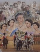 After Stephen Doig (1964-present) a limited edition colour print, Her Majesty Queen Elizabeth II