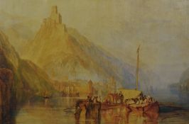 After Joseph Mallord William Turner RA (1775-1851), coloured prints, A group of four prints after
