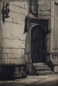 Julia Emily Clutterbuck (British, 19th/20th Century), engraving, 'The Poor Man (?), St Albans