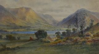 *Local Interest - Ralph Morley (fl. 1870-1900, British), watercolour, Brothers Water with