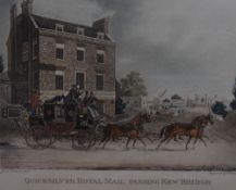 After Samuel Howitt (1756/7-1822), coloured prints, A group of four French illustrations of