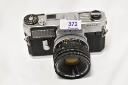 A Canon Canonflex RM camera No135275 with Super-Canonmatic R 1:1,8 50mm lens