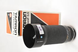 A Tamron SP CF Macro 1:3,5 70-210mm lens No005243