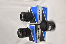 Three Tamron Aspherical 1:3,8-5,6 28-200mm Nos 508861 & 602146