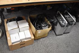 A Bowen Quadmatic Studio Flash System. With two Bowen Quadmatic 3k Power Packs HD382756 &