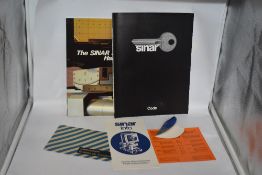 A selection of Sinar leaflets and ephemera