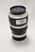 A Hanimex Tele Auto 1:3,5 135mm lens NoH654467