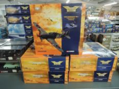 Five Corgi Limited Edition 1:72 scale diecasts, Aviation Archive 49003 x2, 49102, 49103 and 49301,