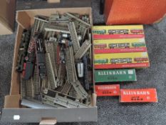 A box of Marklin 00 gauge including 4-6-2 Loco & Tender, Deutsche Bundesbahn Locomotive, Rolling