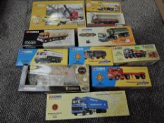 Eleven Corgi diecasts, Limited Edition Building Britain 31008 & 14501, Guy Invincible 29101, Road