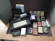 A Sinclair ZX81 Personal Computer with original Printer and Games along with a Fuller keyboard