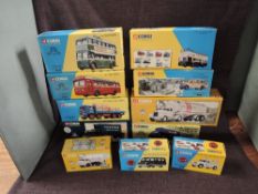 Eleven Corgi Limited Edition diecasts including Collectors Club, Classics, Building Britain etc, all