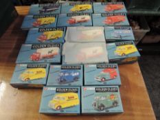 Seventeen Corgi 40th Anniversary Golden Oldies diecasts, all boxed