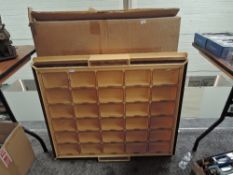 A Matchbox Models of Yesteryear plastic Display Case to hold 30 models, with card box