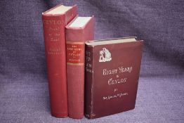 Travel. Ceylon (Sri Lanka). Mitton - The Lost Cities of Ceylon (1916); and 2 others. (3)