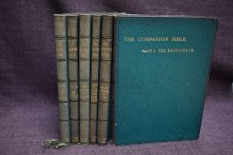 Theology. The Companion Bible. London: Humphrey Milford OUP. In six volumes. Uniformly bound in a