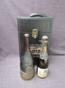 A bottle of 1974 Barolo Riserva Speciale, 13% vol, 75cl in modern leather effect wine box along with
