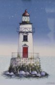 Gary Walton (b.1962, British), contemporary colour print, 'The Lighthouse II', limited edition 64 of
