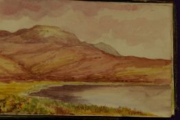 Three early 20th Century artist's sketch pads, all containing amateur watercolour interpretations of