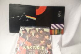 A lot of four albums by Pink Floyd - all VG / VG at least with a later press ' Piper ' and DSOTM has