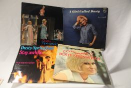 A lot of five albums by Dusty Springfield - UK pressings in general VG condition