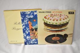 A lot of three albums by the Rolling Stones - VG/VG+ in general - a German press of Beggars and