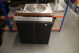 A Bang and Olufsen Beaogram 3000 vintage turntable with speakers and a tuner - classic Danish design