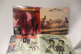 A lot of thirteen albums by the Temptations - a mix of originals and later pressings -classic period