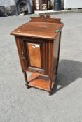 A Victorian mahogany pot cupboard