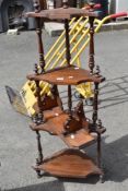 A reproduction what not and shelf part