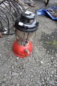 A vintage parrafin lamp