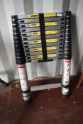 A set of extendable ladders