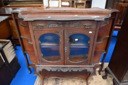 A Victorian mahogany chifonnier base
