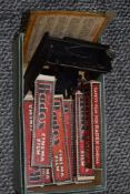 A vintage Redex cinema viewer and a variety of films.
