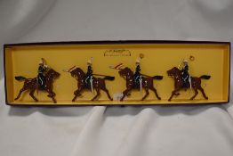 A collection of four 'Britains toy soldiers' cast studies'The Duke of Cambridges own 17th
