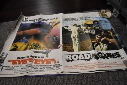 Three 1970s/80s action/war movie posters.