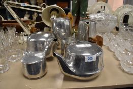 A selection of stylised mid century Piquat ware.