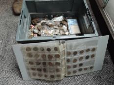 A large collection of mainly GB Coins, no Silver Seen, Farthings to Crowns, heavy lot