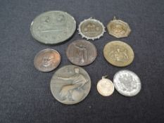 A collection of Medallions including May 1926 National Strike LMS, 1851 Exhibition of Industry and