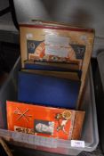A small selection of royal ephemera along with two volumes of The Story of the Bible etc.