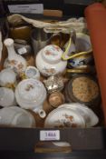 A small selection of Wedgwood collector items including 'Kutani Crane' ginger jar and bulbous