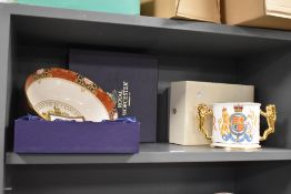 A Royal Worcester 'Flight Bowl', a limited edition 389/1000, and a Paragon china loving cup, a